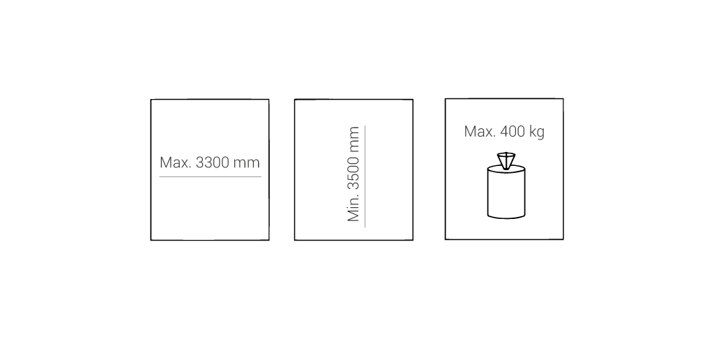 CR150 Elevable 2 dimensiones cr150