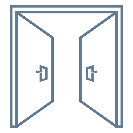 puerta doble